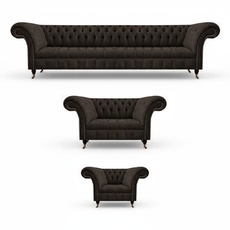 Komplett Wohnzimmer Set 3tlg Sofas Garnitur Designer Luxus Polstermöbel