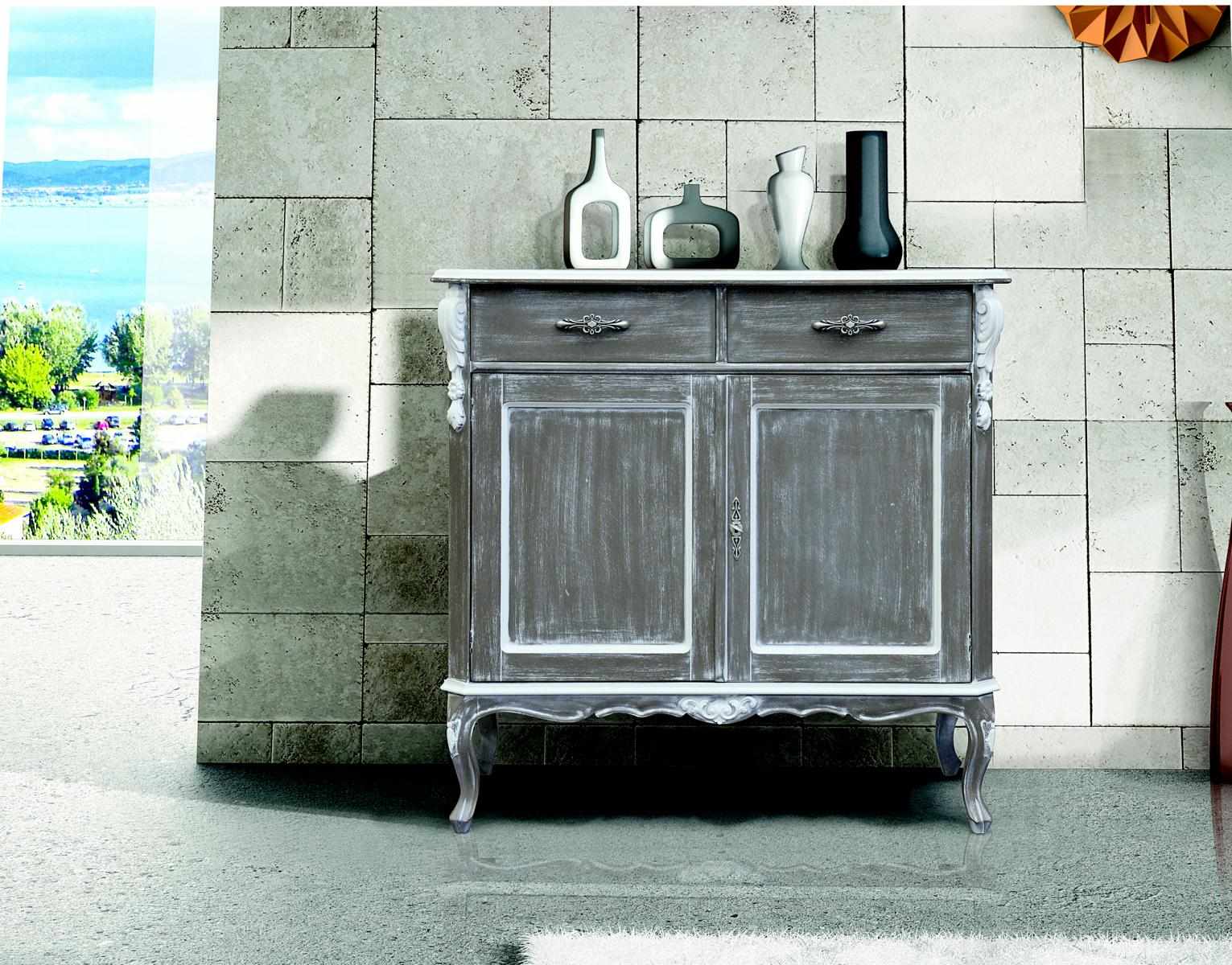 Möbel Luxus Klassische Barock Kommode Sideboard Anrichte Schrank Regal