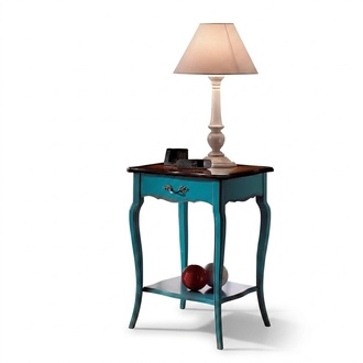 Konsolen Nachttisch Schlafzimmer Beistelltisch Modern Möbel Azurblau