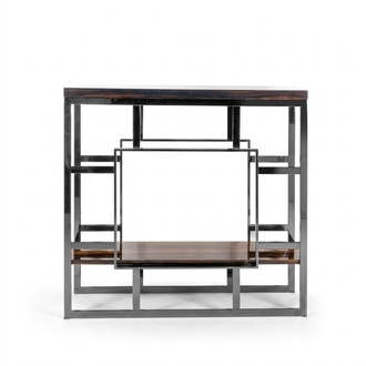 Konsolentisch Holz Tisch Edelstahl Konsole Luxus Wohnzimmer Design
