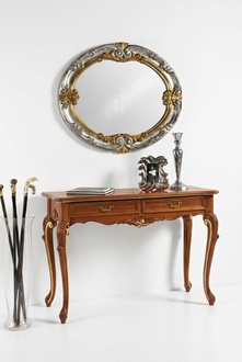 Konsolentisch Spiegel Sideboard Set Holz Stil StileElisa Italienische Möbel