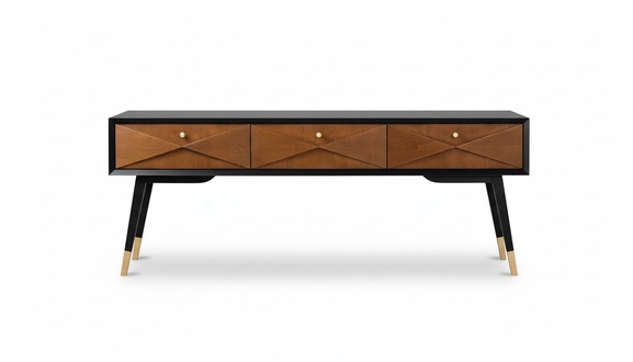 Konsolentisch Tisch Konsole Kommode Sideboard Modern Braun Design