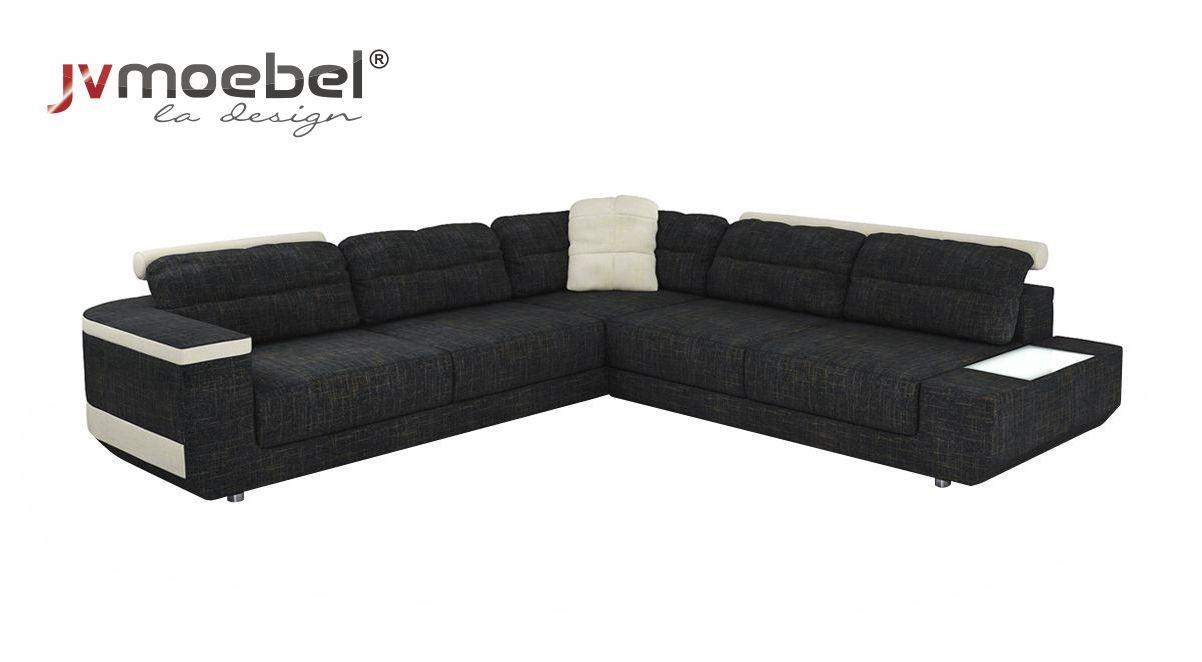 Ecksofa Polster Eck Sitz Couch Modern L Form Big Schlaf Ecksofa