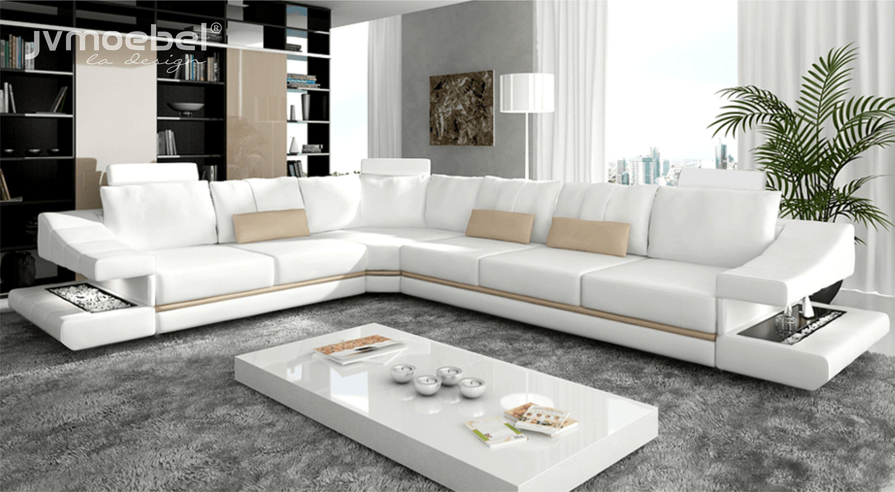 Wohnzimmer moderne Design Sofas Couchs Eleganc L-Form Ecksofa Stoff Couch Neu