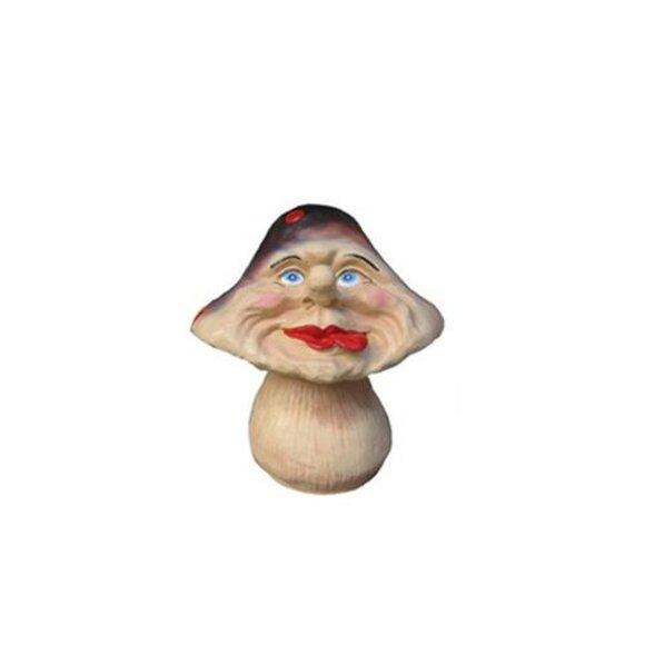 Skulptur Pilz Haus Statue Garten Figuren 17cm Statuen Skulpturen Figur