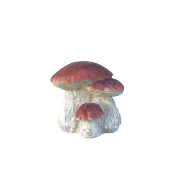Skulptur Pilz Haus Statue Garten Figuren 25cm Statuen Skulpturen Figur