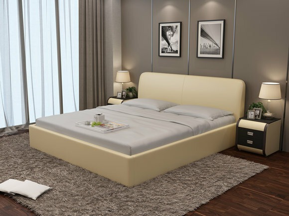 Wasserbett Hotel Doppel Betten Bett Komplett Lederbett Polsterbett Wasser
