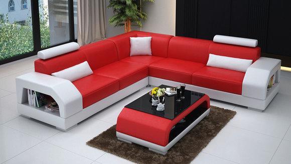 Ledersofa Ecksofa Designer Sofa LINZ IV