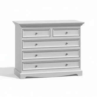 Landhaus Kommode Holz Anrichte Hoch Schrank Schränke Sideboard Kommoden Möbel