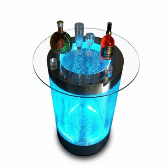 Led Bar Tisch Wasser Wand Bar Theke Regal Möbel Beleuchtete Couchtisch