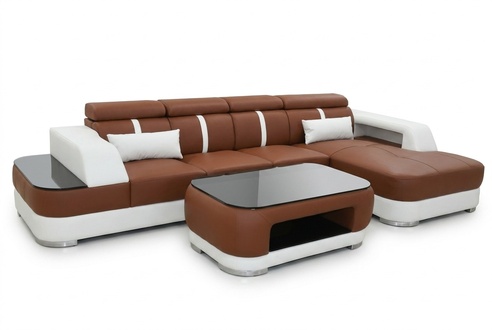 Design Ecksofa L-Form Sofa Couch Polster Schlafsofa Bettfunktion Textil