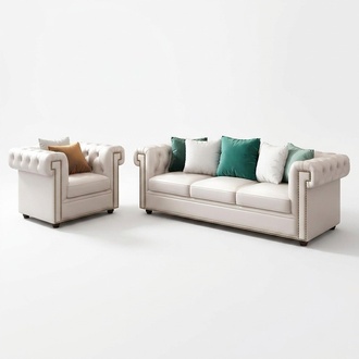 Leder Samt Sofa Couch Polster Sitz Garnitur Design Wohn Zimmer Möbel