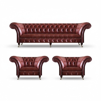 Leder Sofa Couch Polster Garnitur Sofagarnitur 3tlg Moderne Couchen Wohnzimmer