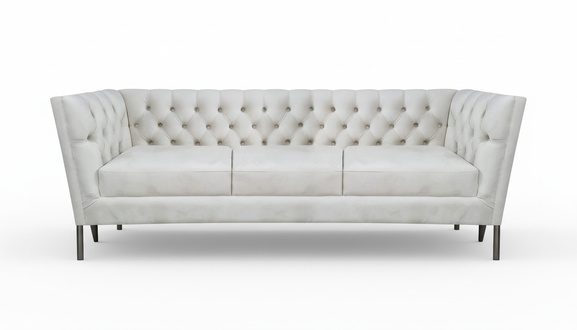 Leder Sofa Dreisitze Couch Wohnzimmer Polstermöbel Sitz Möbel Chesterfield