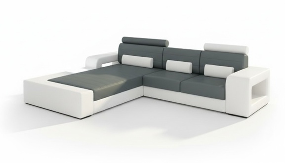 LEDER SOFA mit USB GARNITUR ECKSOFA H2209 BETA GARNITUR LEDERCOUCH Maßfertigung