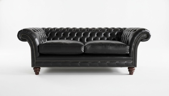 Ledersofa Chesterfield Designer Couchen Sofa Polster 3 Sitzer Garnitur Textil
