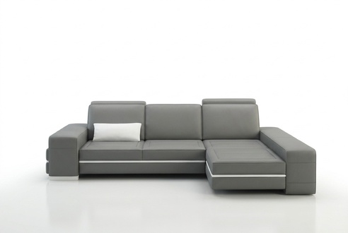 Ledersofa Couch Wohnlandschaft L Form Design Modern Sofa Eck Dekor Sofas