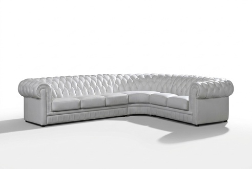 Ledersofa Ecksofa Couch Chesterfield Polster Eckgarnitur Sofa Couchen
