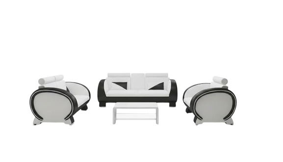 Ledersofa Sofa + USB Sofa 3 Sitzer Relaxcouch mit Barfunktion Designer Garnitur