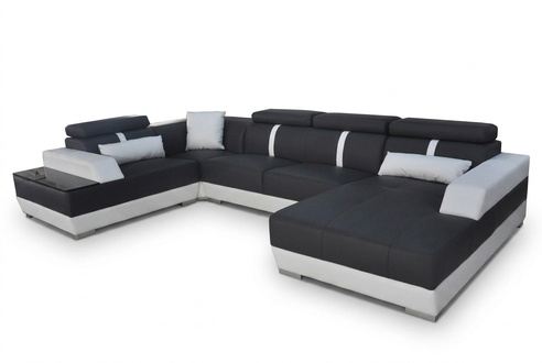 Ledersofa Wohnlandschaft Eck Garnitur Design Modern Sofa UForm