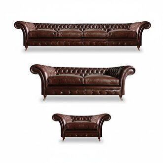 Luxuriöse Möbel Design Modern Sofagarnitur 3tlg Wohnzimmer Couchen