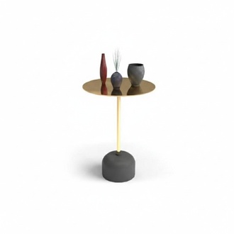 Luxuriöser Runder Beistelltisch Wohnzimmer Couchtisch Designer Möbel