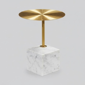 Luxuriöser Weißer Beistelltisch Wohnzimmer Designer Ablage Couchtische