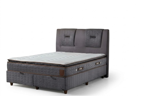 Luxuriöses Bettgestell mit elegantem Design und hochwertiger Polsterung