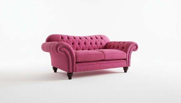 Luxus 2 Sitzer Couch Polster Sofa Textil Stoff Couchen Garnitur