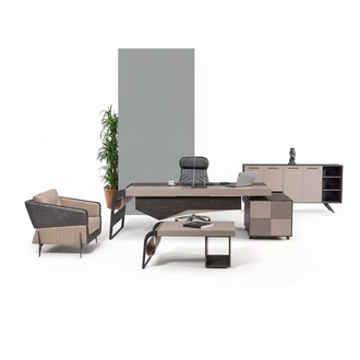 Luxus Arbeitszimmer Eckschreibtisch Designer Möbel Büromöbel Tische Schreibtisch