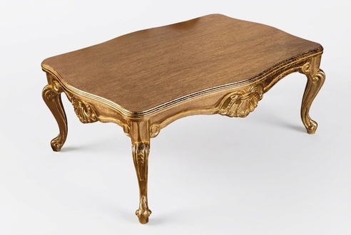 Luxus Couchtisch Tisch 136x90 Barock Rokoko Tische Rechteckig Dekoration