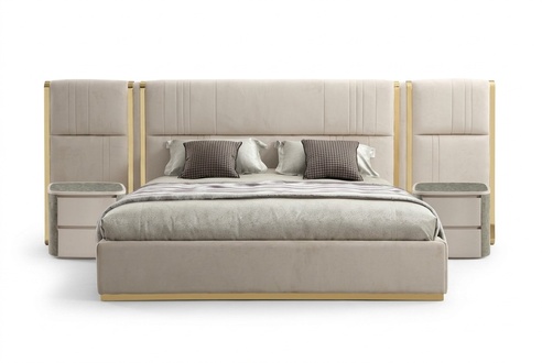 Luxus Design Betten Schlafzimmer Bett Palast Hotel Doppelbett Neu