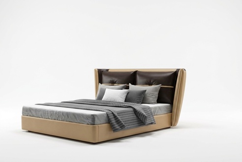 Luxus designer Hotel Bett Schlafzimmer Polster Betten Doppel Bett