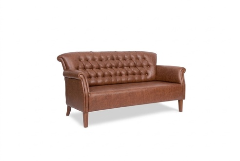 Luxus Dreisitzer Chesterfield Couch Braun Sitzmöbel Moderne Sofas