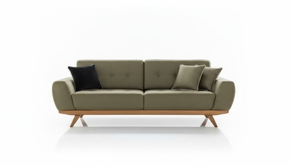 Luxus Dreisitzer Klassische Couch Leder Möbel braun Sofas 3 Sitzer Möbel Stil