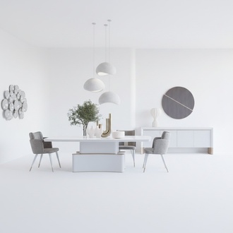Luxus Esszimmer Set Esstisch Design Sideboard Modern Möbel Essgruppe