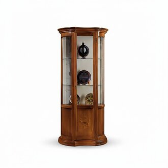 Luxus Holz Vitrine Design Anrichte Braun Schränke Italienische Möbel