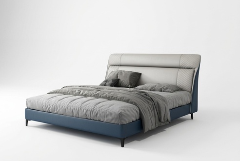 Luxus Hotel Betten Doppel Bett Design Holz Möbel 180x200 Schlafzimmer