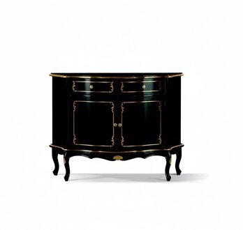 Luxus Italienische Holz Möbel Kommode Schwarz Luxus Buffet Schrank