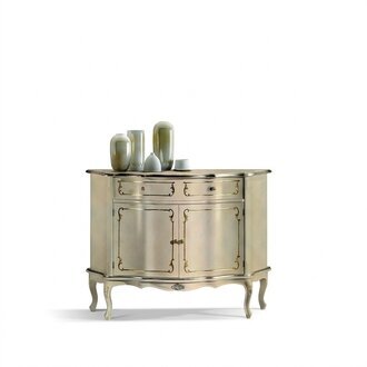 Luxus Italienische Holz Möbel Kommode Weiß Buffet Schrank Wohnzimmer