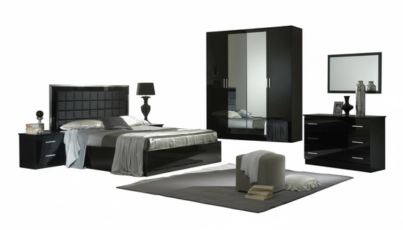 Luxus Kleider Schrank Designer Hochglanz Deko Kleiderschränke Möbel Wohnen