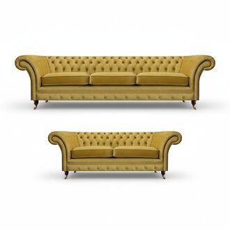Luxus Komplett Sofas Dreisitzer mit Zweisitzer Couch Wohnzimmer Polstermöbel