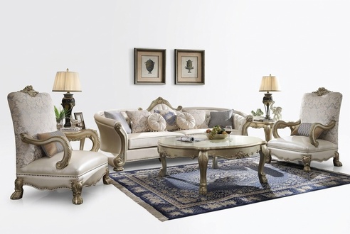 Luxus Möbel Sofagarnitur Couch Sofa Polster 4+1+1 Sitzer mit Couchtisch