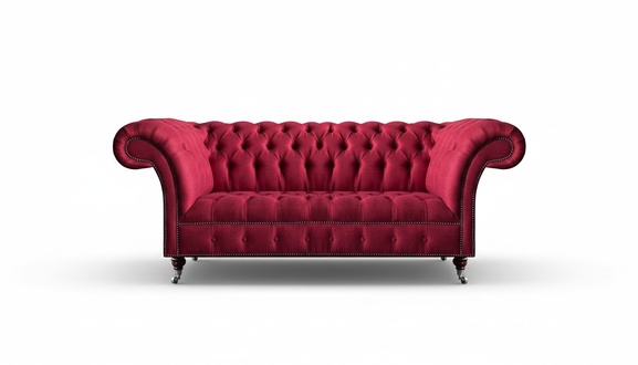 Luxus Rosa Wohnzimmersofa Dreisitzer Sofa Couch Textil Polstermöbel