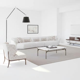 Luxus Set 2tlg Wohnzimmer Sofa Fünfsitzer Sofa Einrichtung Couchtisch