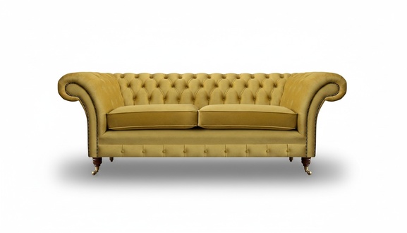 Luxus Sofa Zweisitzer Textil Couch Wohnzimmer Chesterfield Polstermöbel