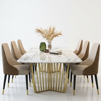 Luxus Tische Esszimmer Tisch Metall Esszimmertisch Moderner Möbel Gold Edelstahl