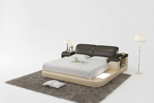 Eck Sofa Couch Polster Eck Garnitur Wohnlandschaft Bluetooth Boxen Beleuchtet