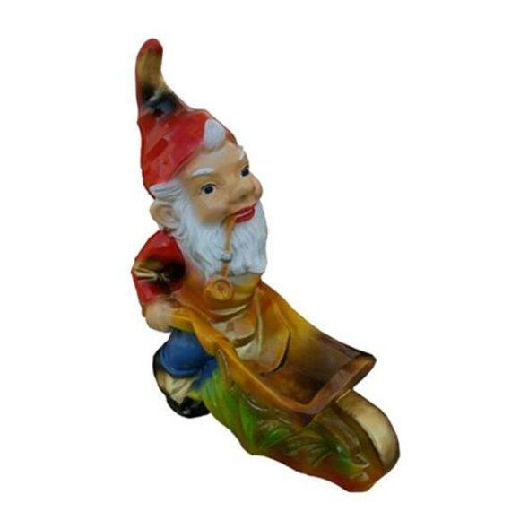 Garten Haus Dekoration Deko Statue Figur Skulpturen Figuren Zwerg Bunte