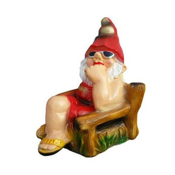 Garten Haus Dekoration Deko Statue Figur Bunte Skulpturen Figuren Zwerg